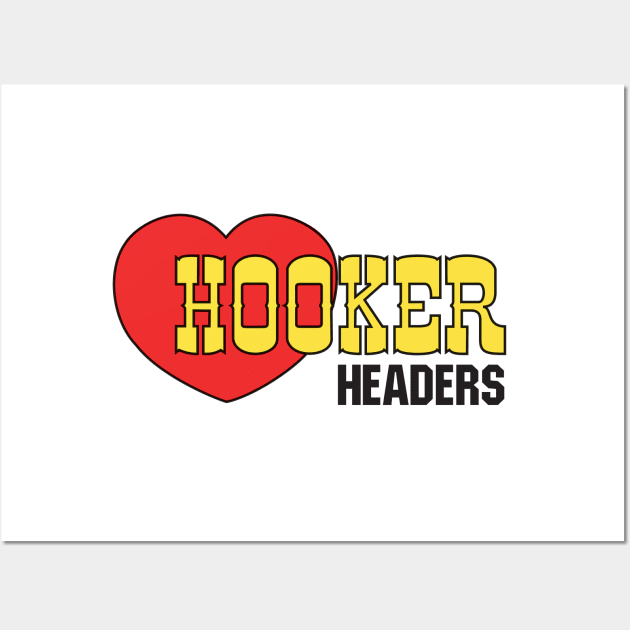 Hooker Headers Wall Art by retropetrol
